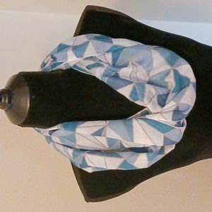 Juncture Infinity Scarf Blue/Teal Colored